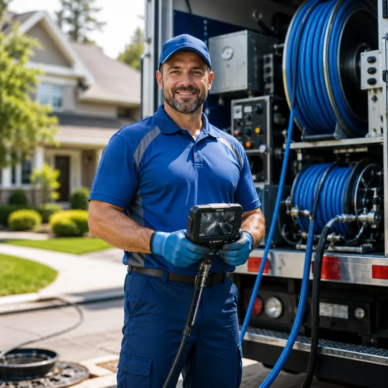 Local outdoor drain cleaning specialists in Chelsea, MI